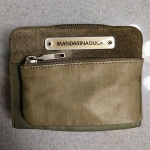 Mandarina Duck Olive Green Wallet